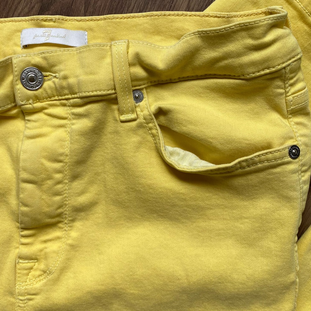 Vibrant Yellow Skinny Jeans - Picture 3 of 6